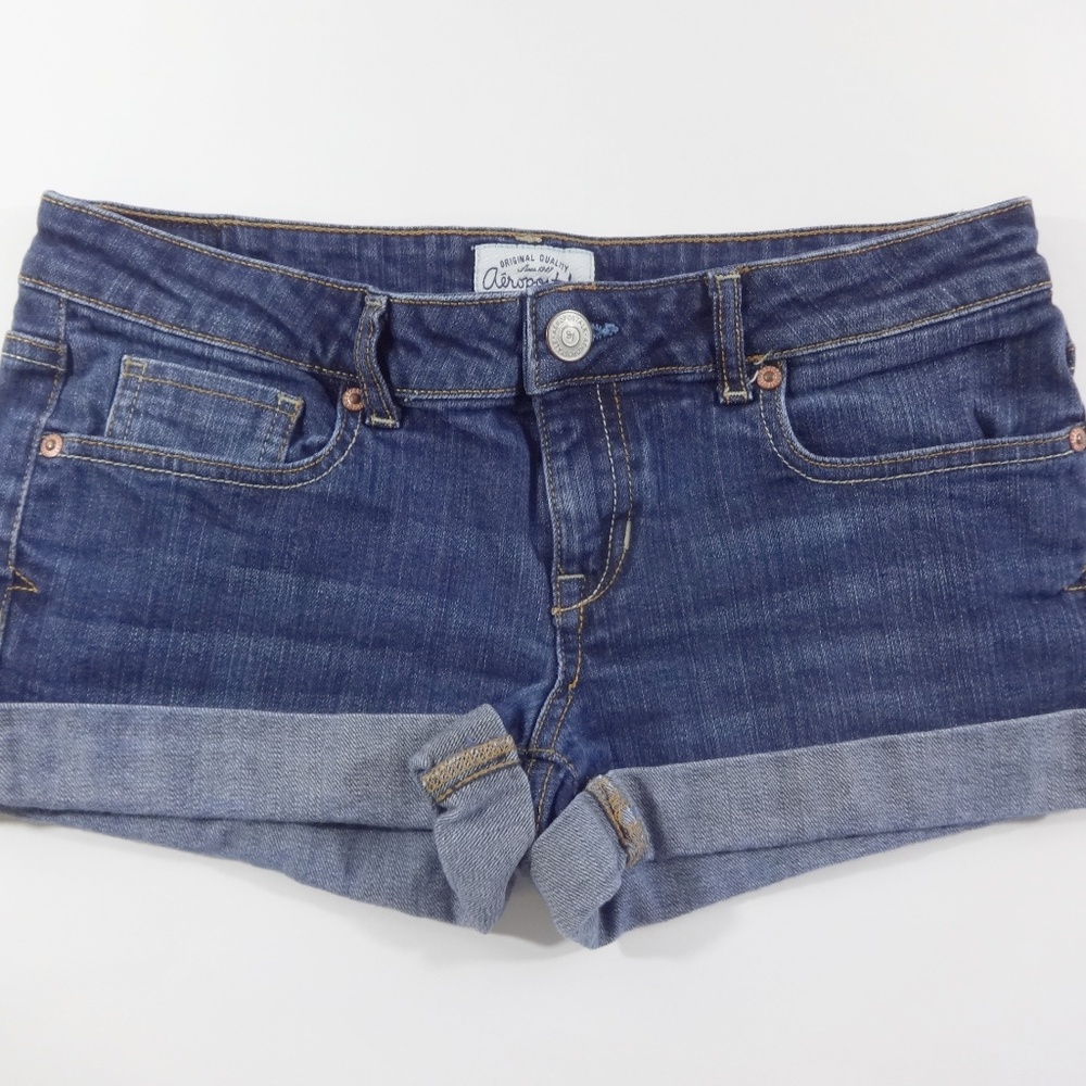 AEROPOSTALE Women's Cuffed Jean Shorts Size 5-6